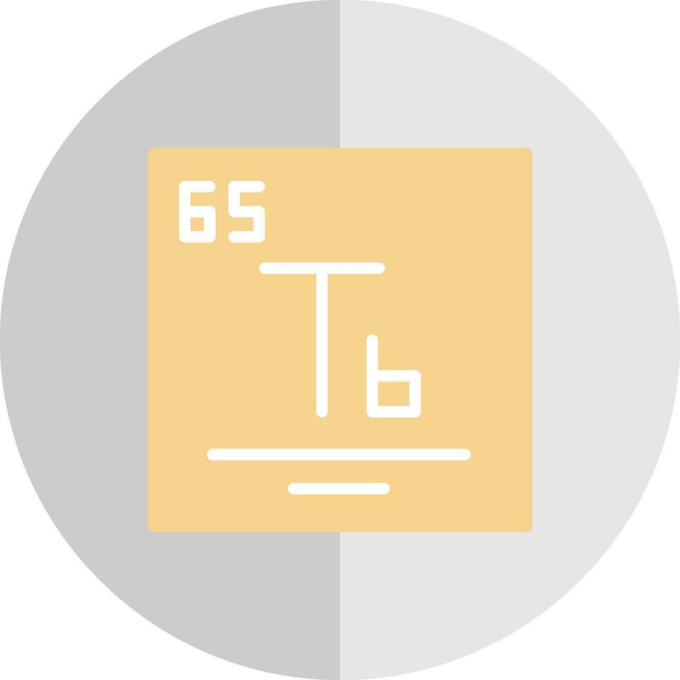 Terbium Vector Icon Design