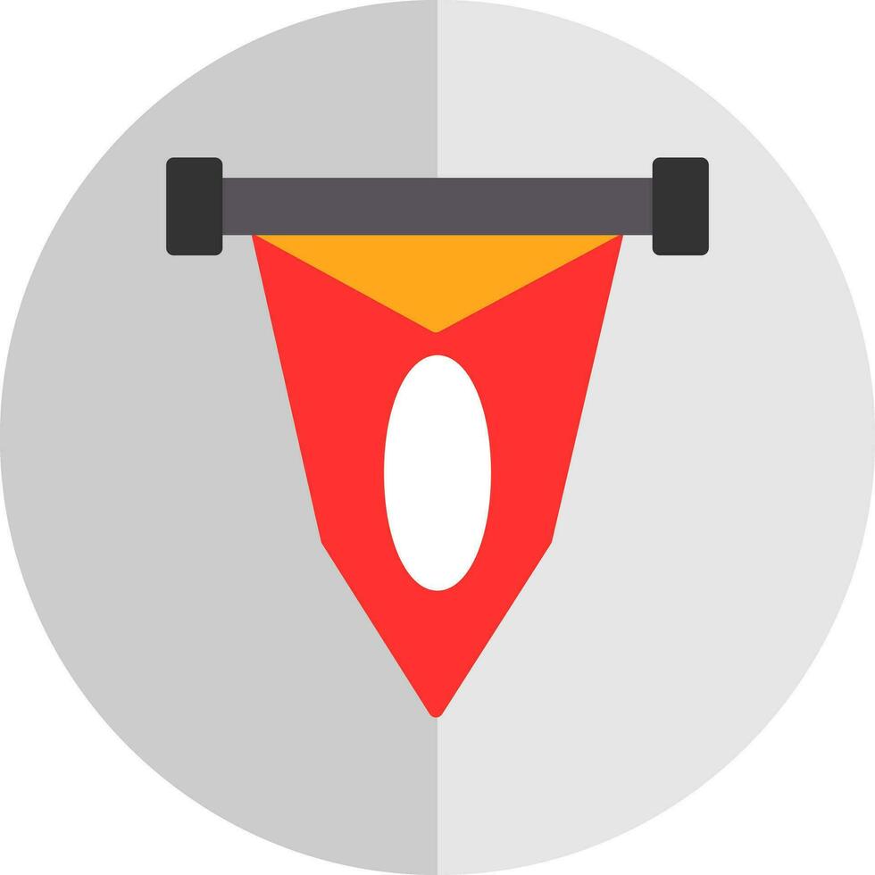Pennant Vector Icon Design