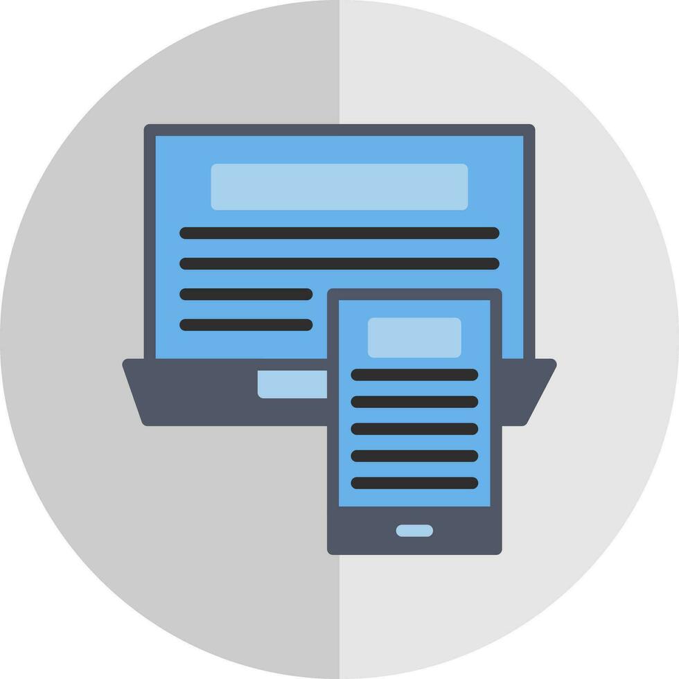 Responsive design Vector Icon Design