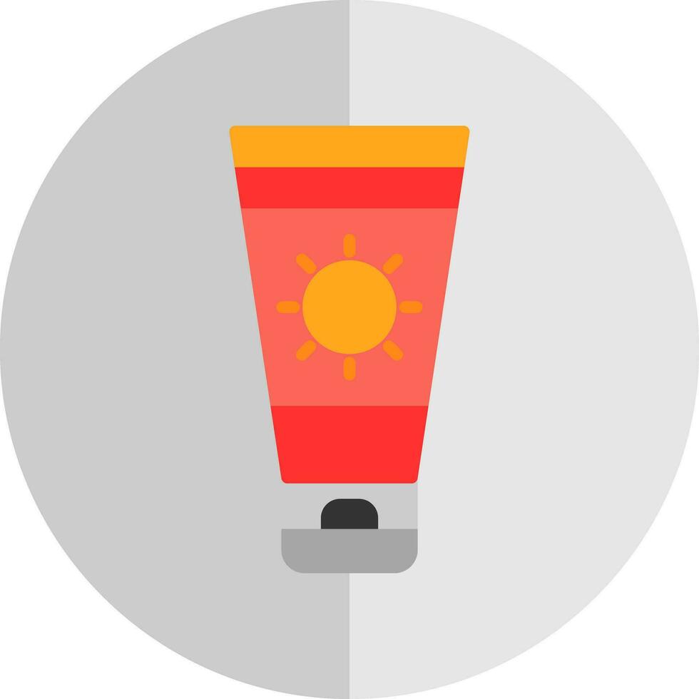 Sun cream Vector Icon Design