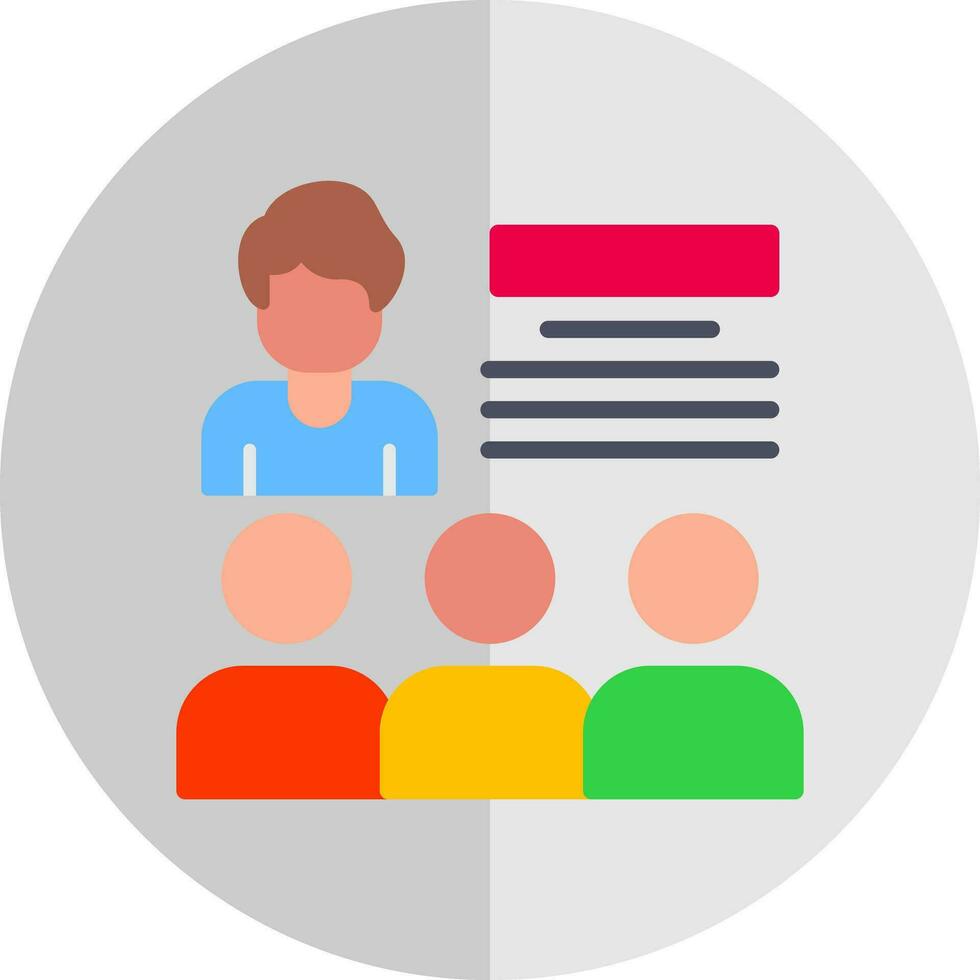 Seminar Vector Icon Design