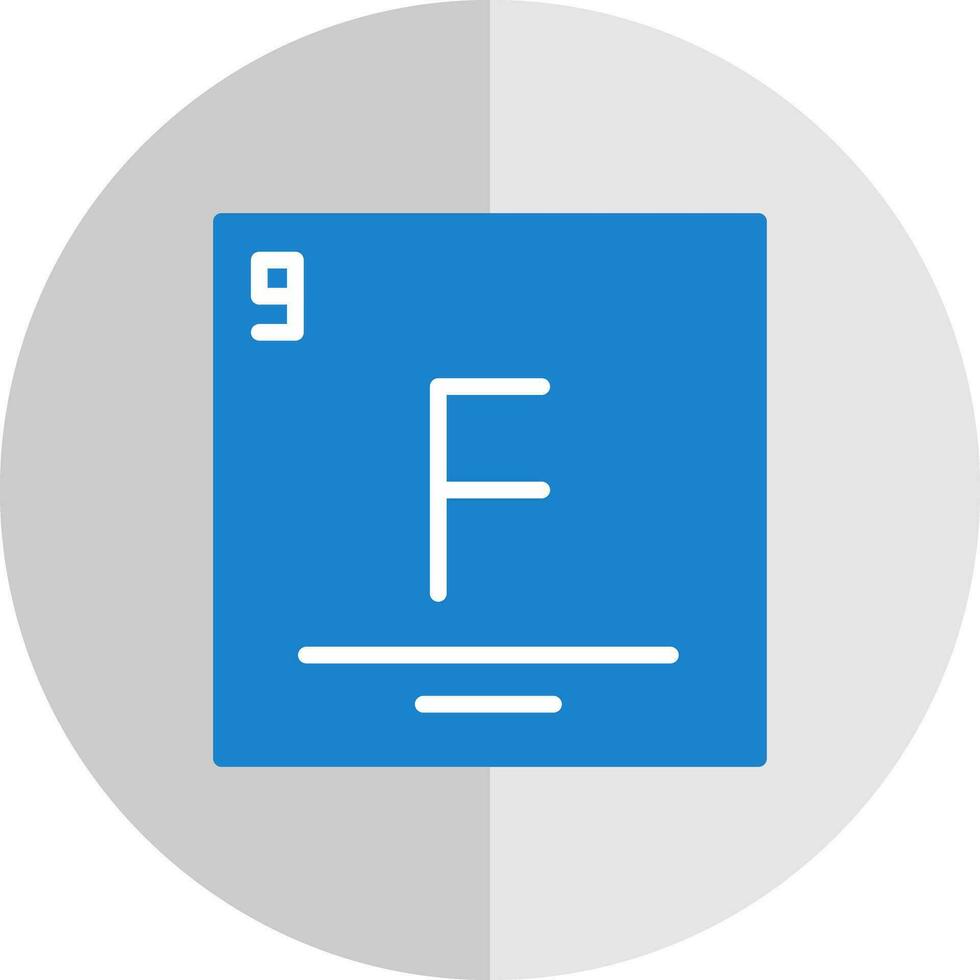 Fluorine Vector Icon Design