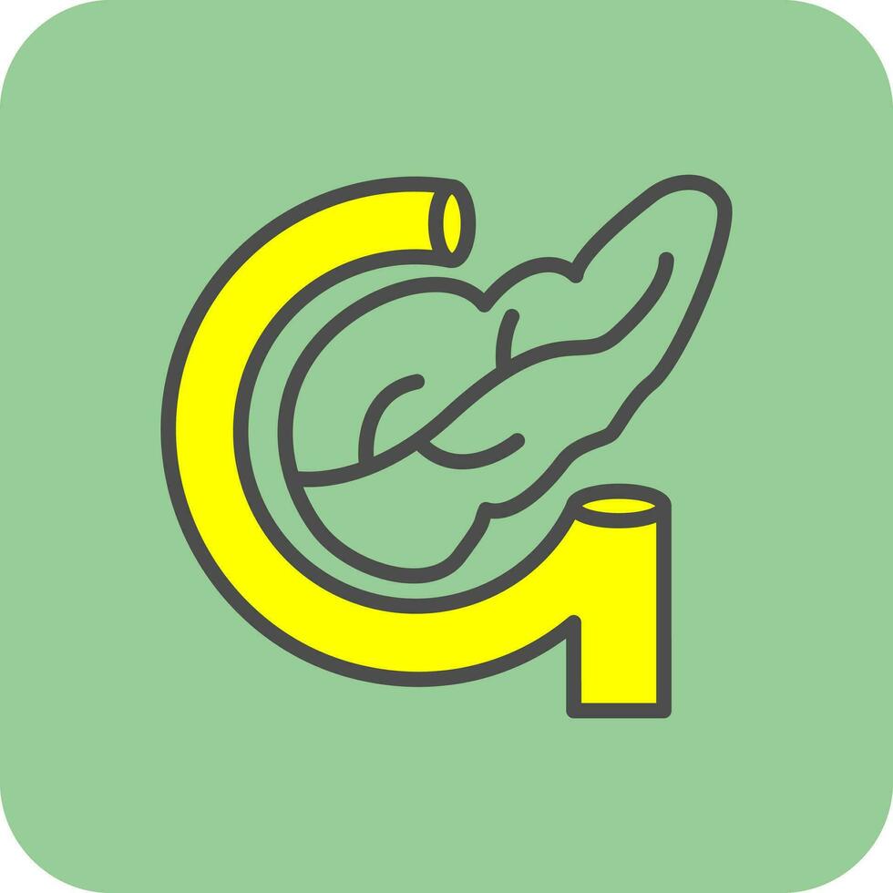 Pancreas Vector Icon Design