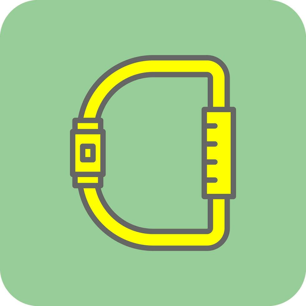 Carabiner Vector Icon Design