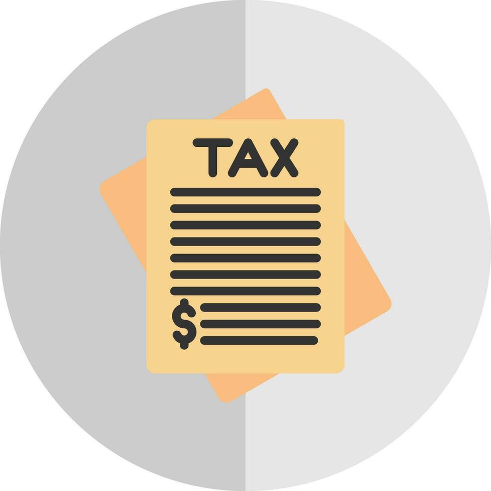 Taxes Vector Icon Design