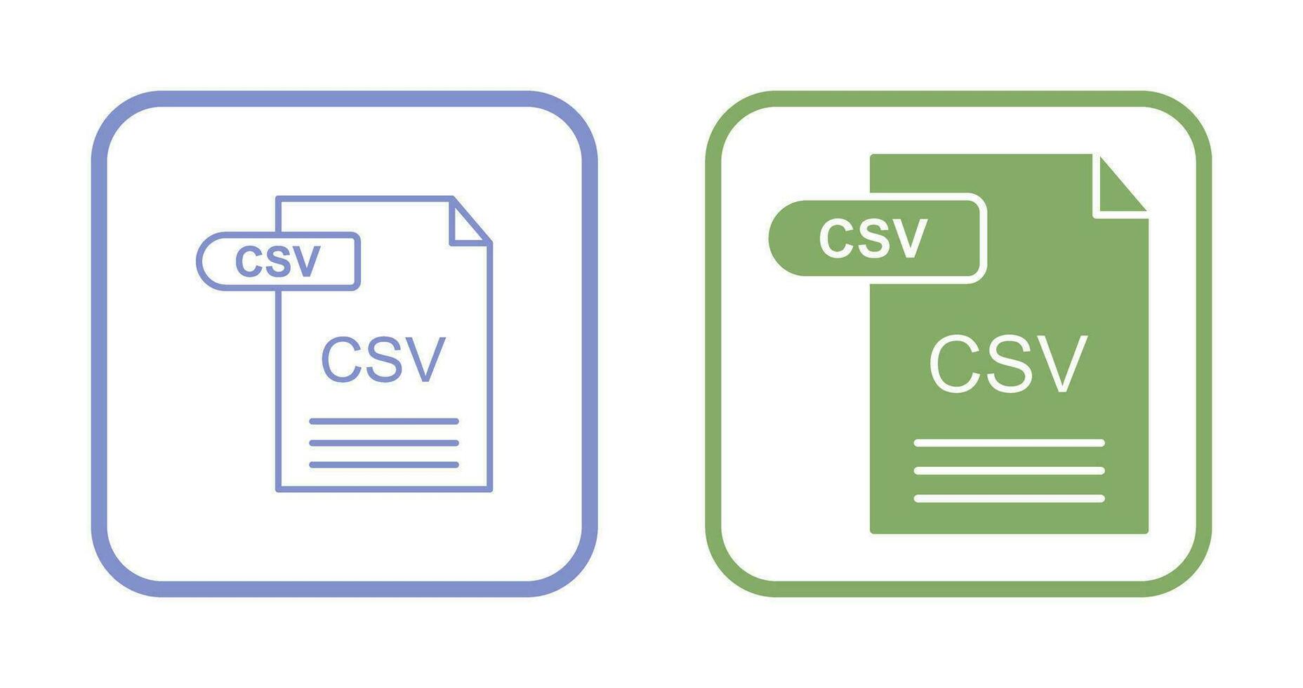 CSV Vector Icon
