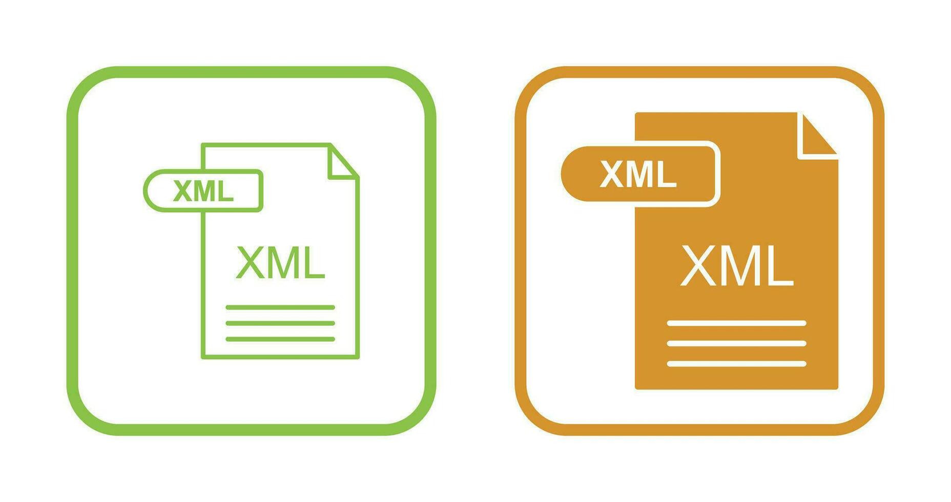 XML Vector Icon