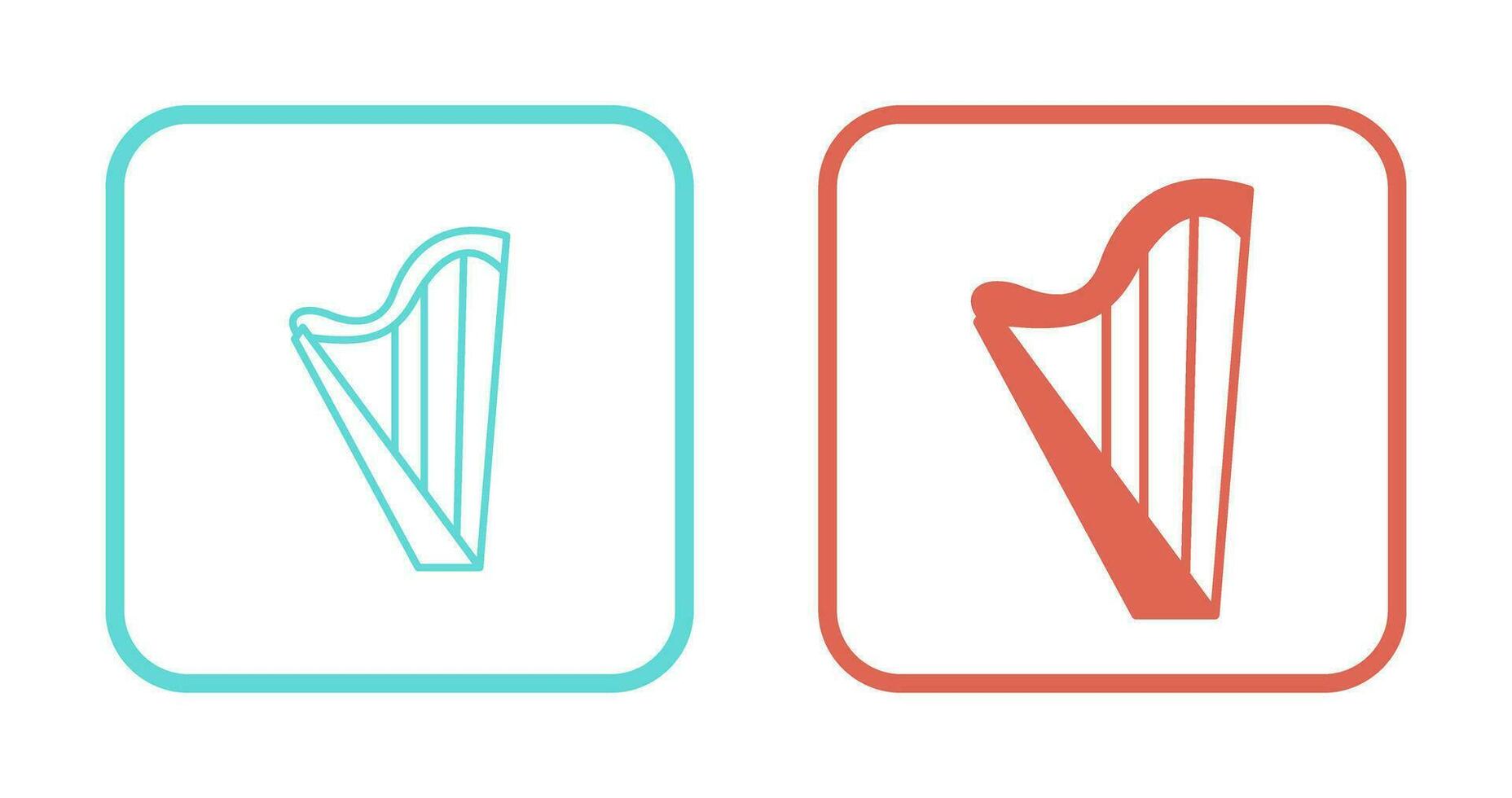 Harp Vector Icon