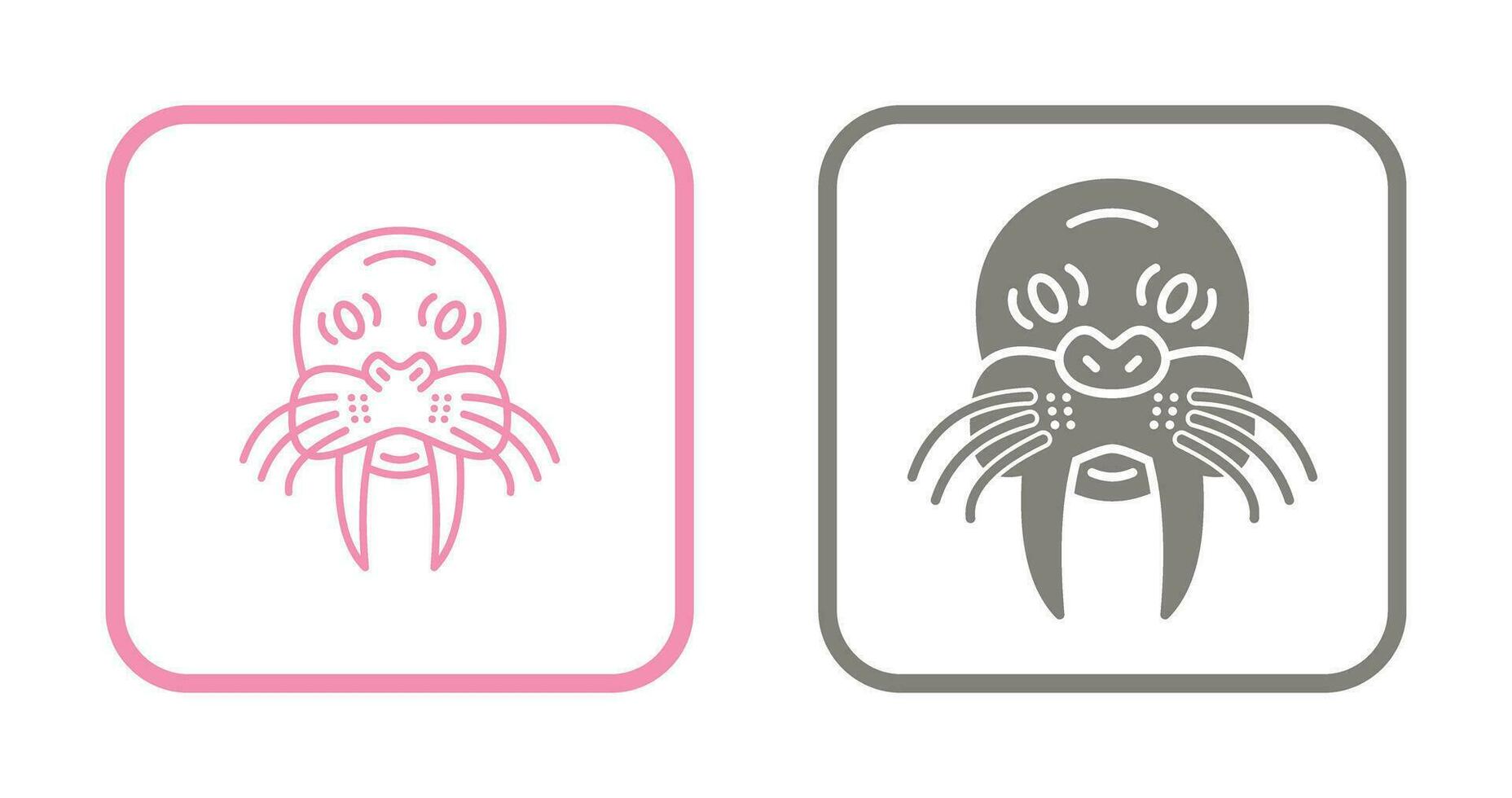 Walrus Vector Icon