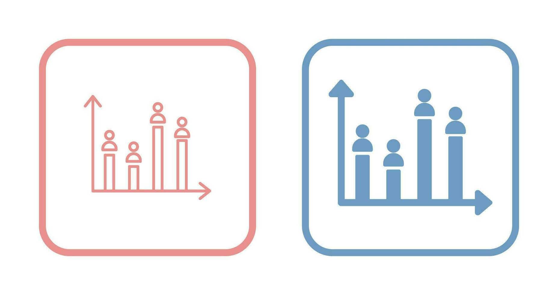 Candidate Graph Vector Icon