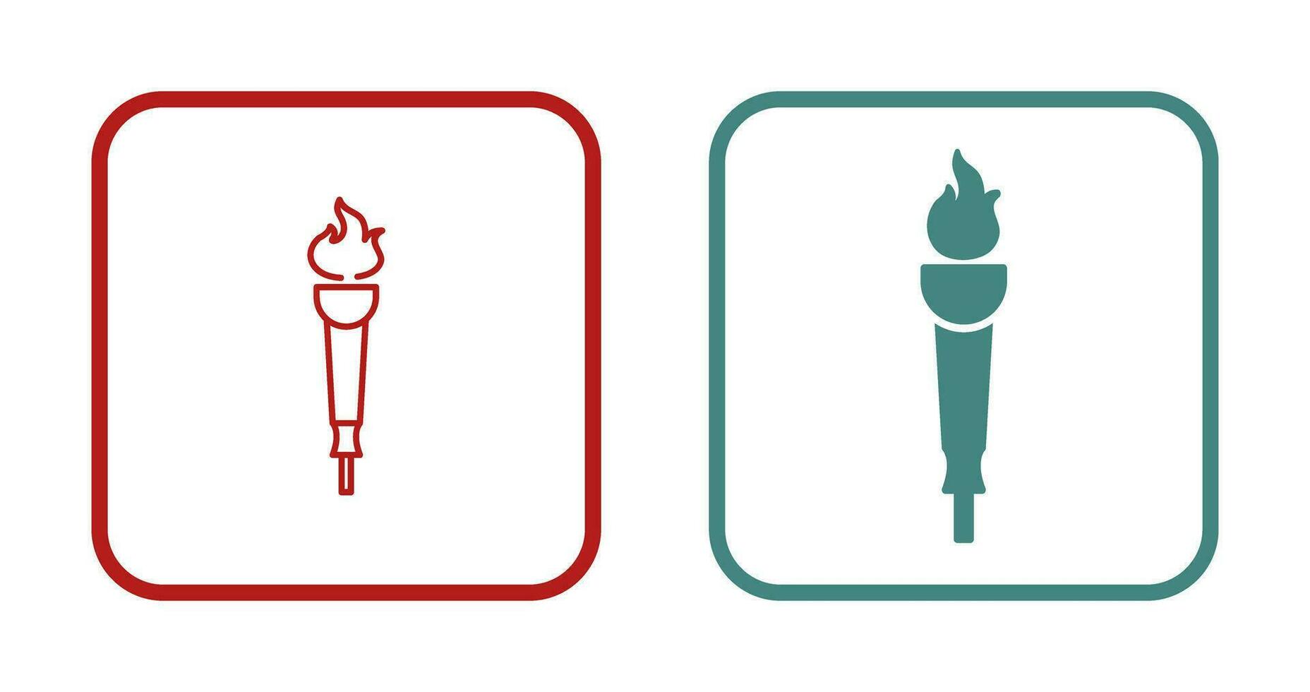 Museum Torch Vector Icon