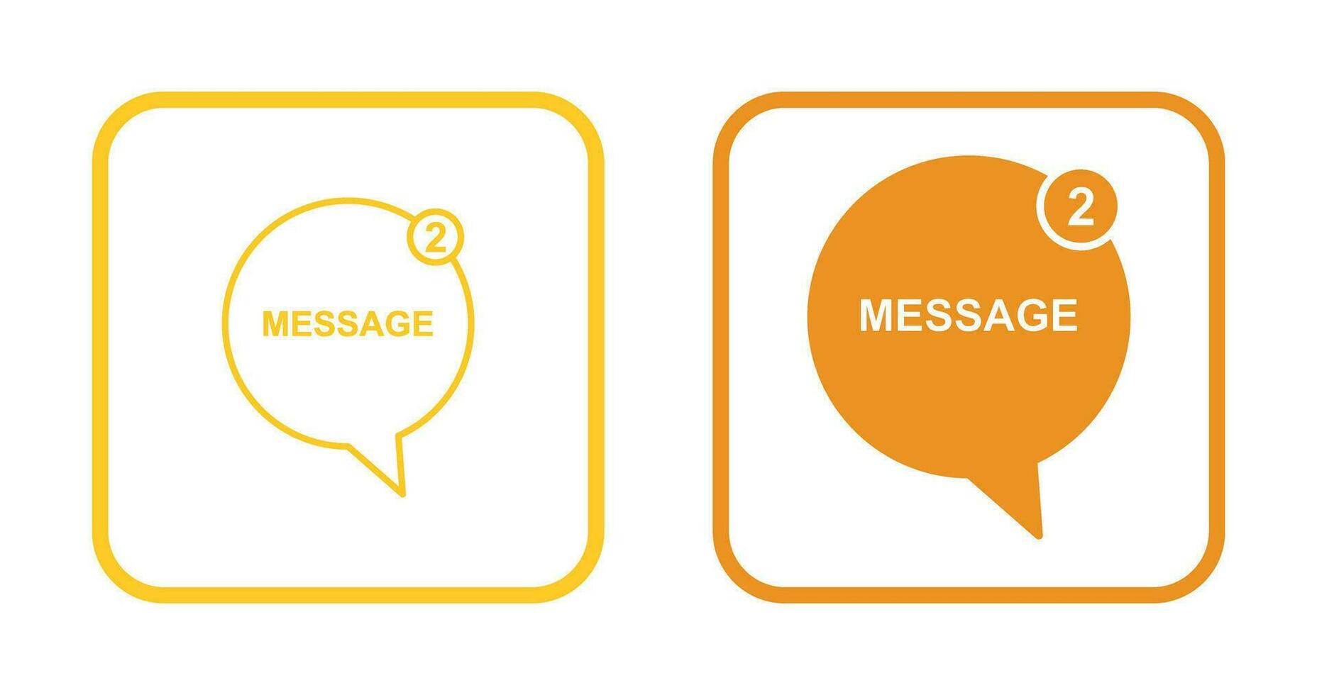 Message Bubbles Vector Icon