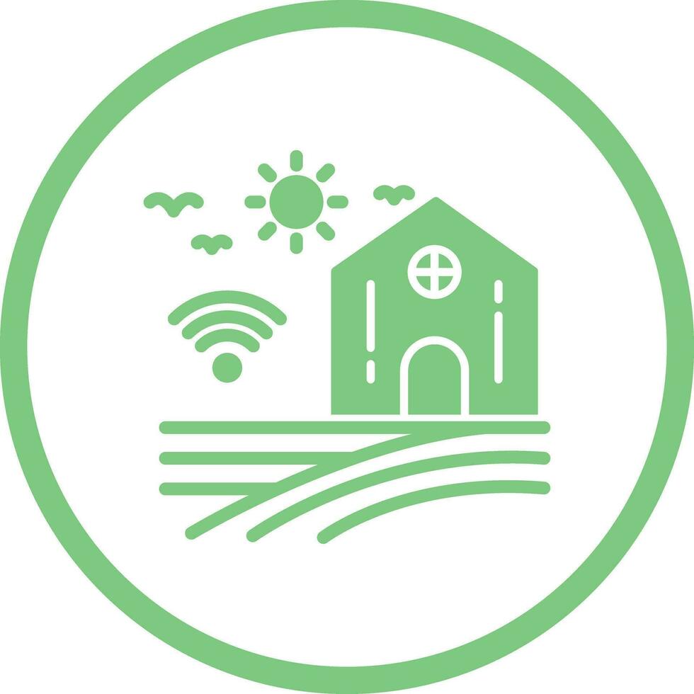Smart Farm Vector Icon