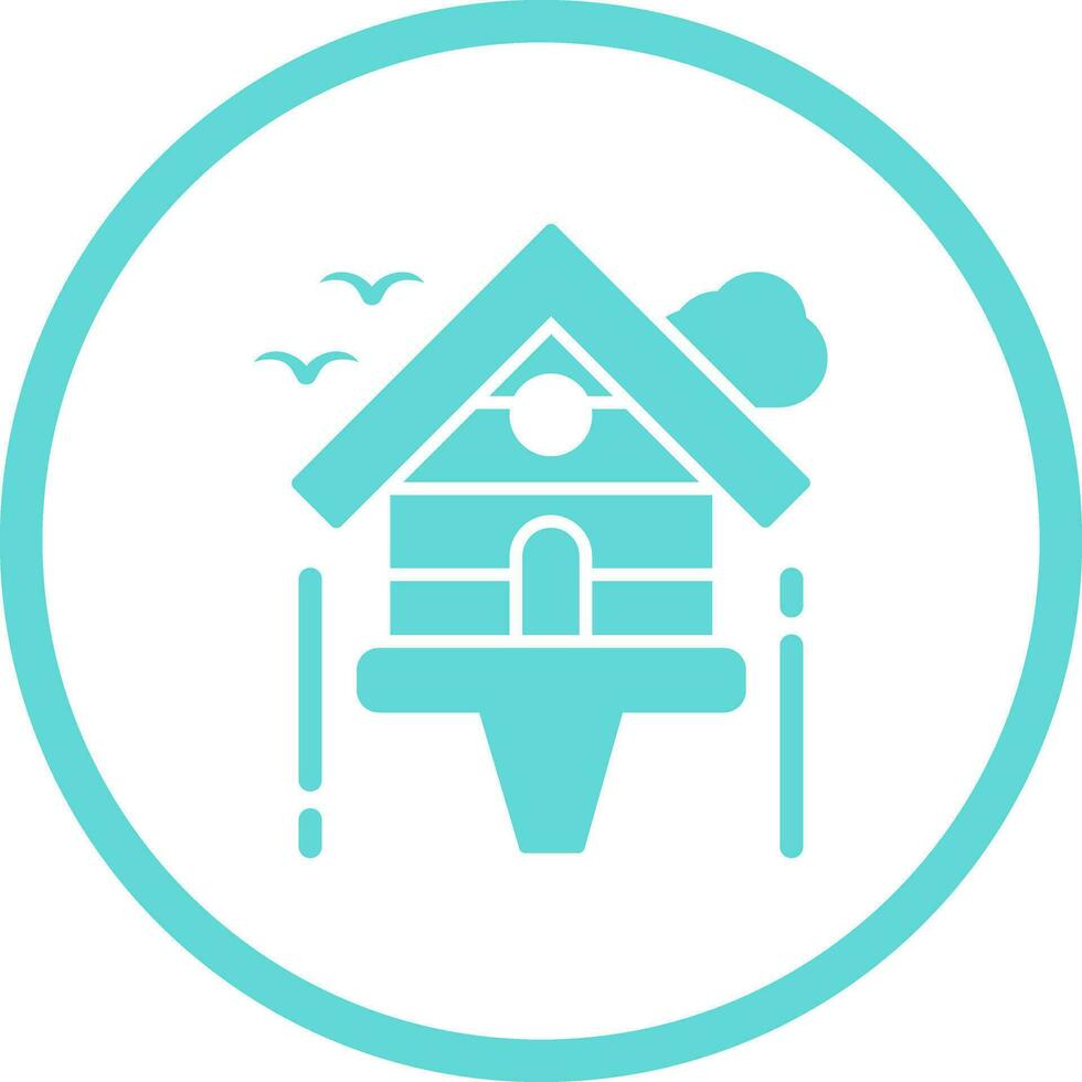 Birdhouse Vector Icon