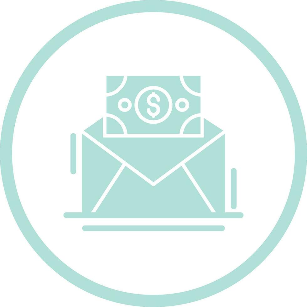 Mail Coin Vector Icon