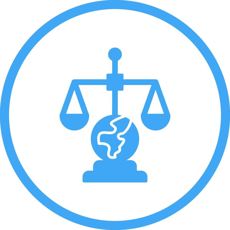 International Law Vector Icon