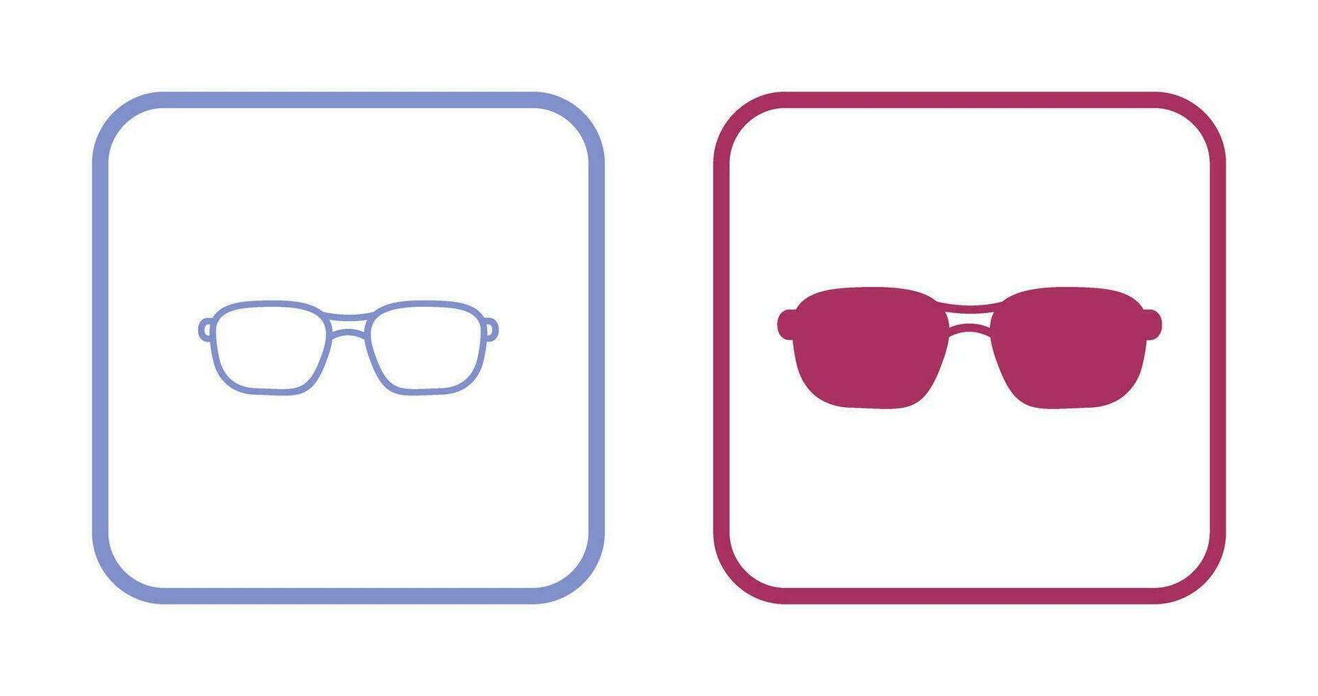 icono de vector de gafas