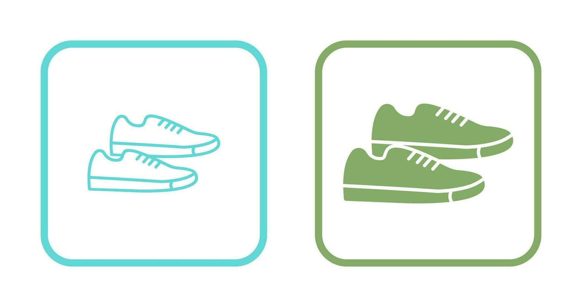 icono de vector de zapatillas