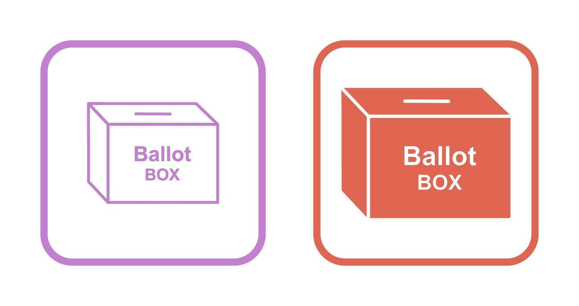 Ballot Box Vector Icon