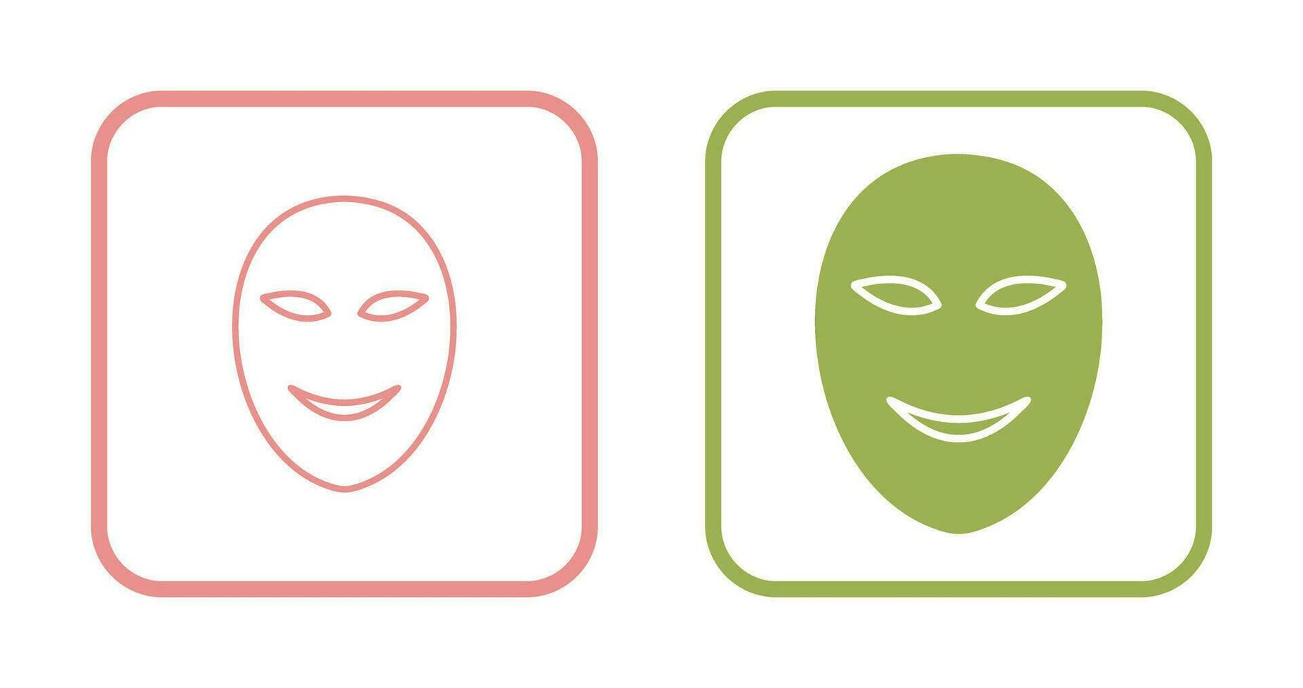 Ancient Face Mask Vector Icon