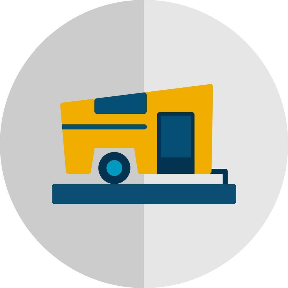 Campervan Vector Icon Design