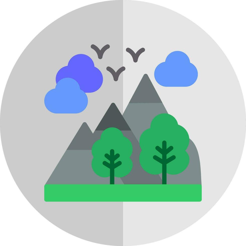 Alpes vector icono diseño