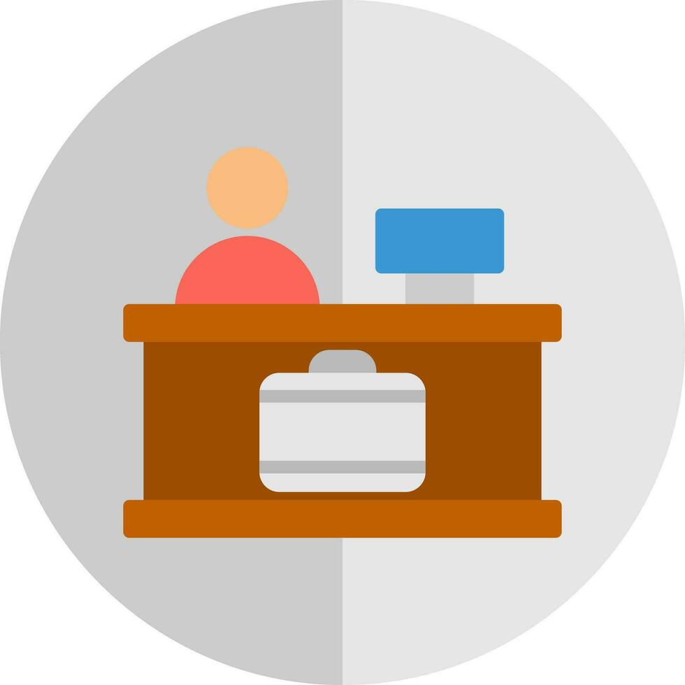 Check-in Vector Icon Design