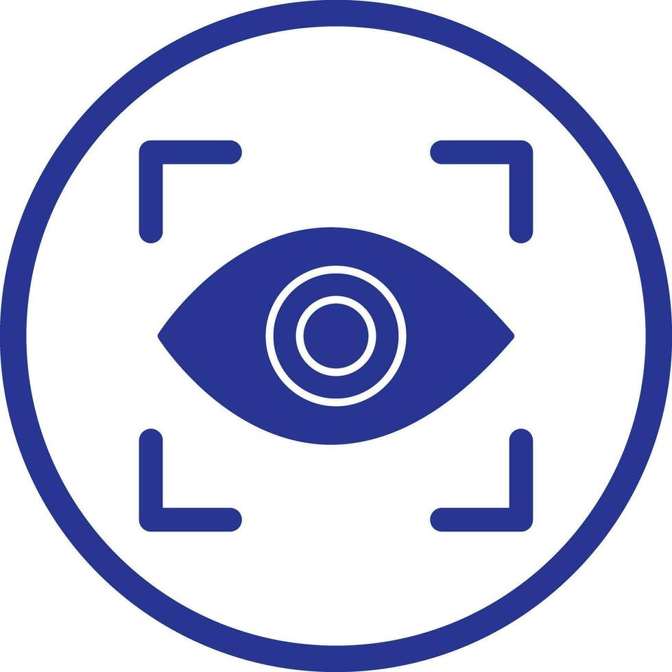 Eye Scan Vector Icon