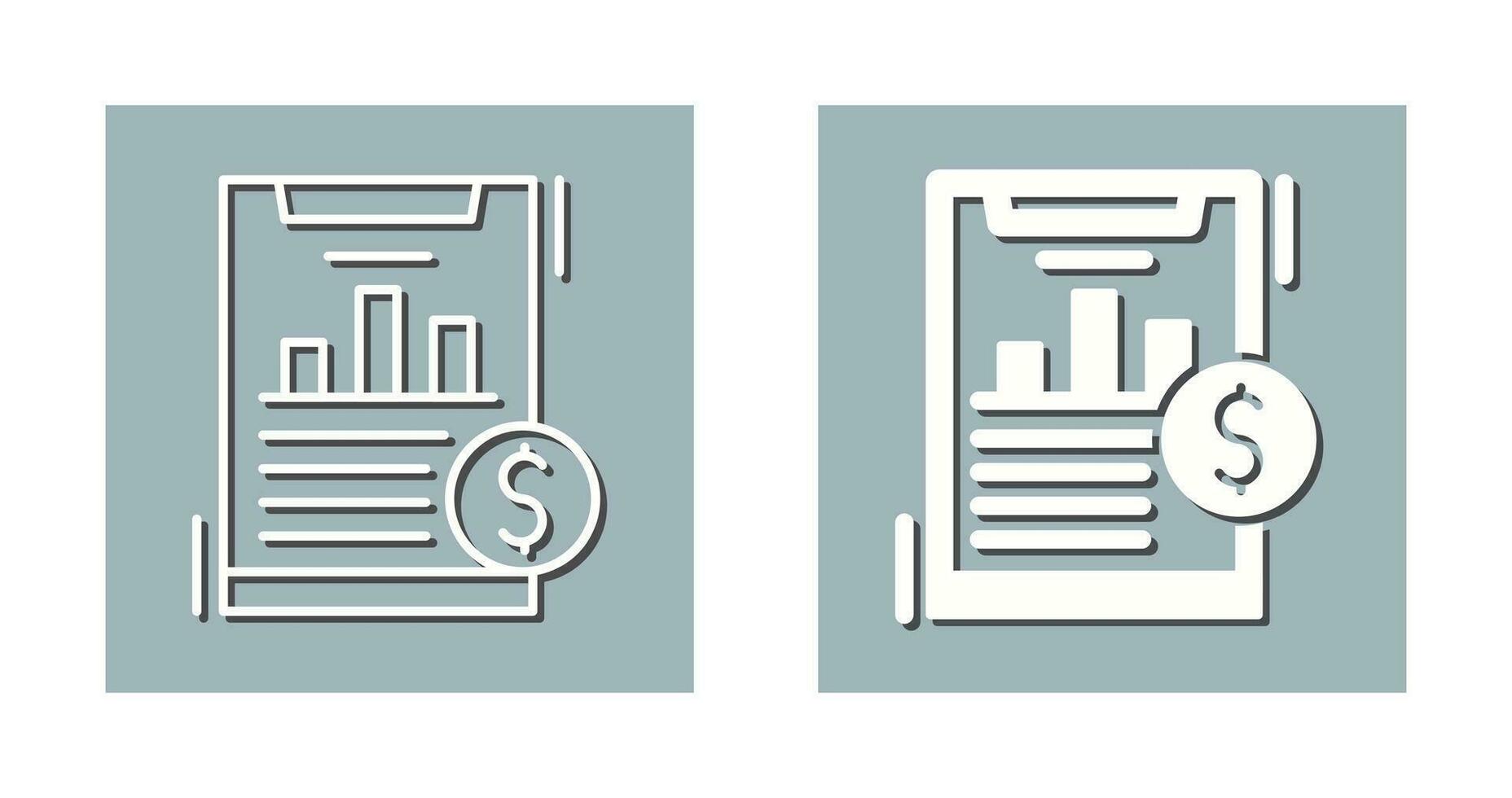 Financial Analytics Vector Icon