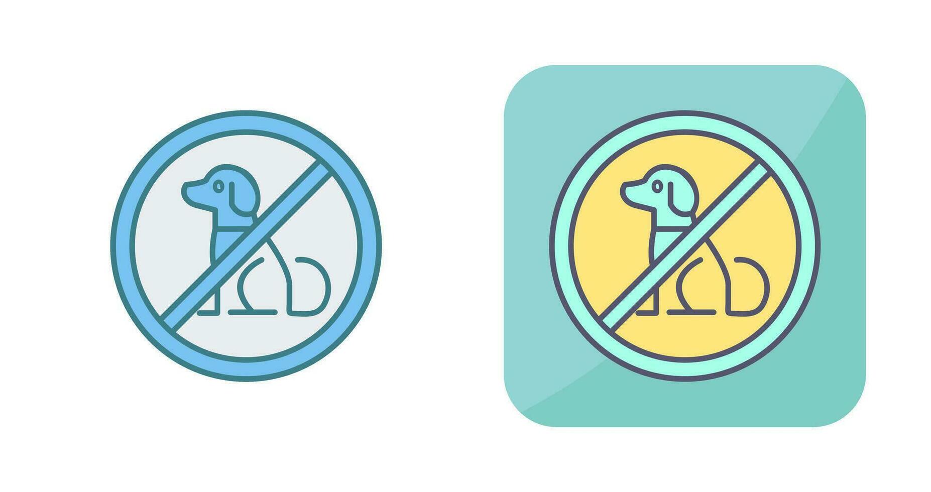 No Pets Vector Icon