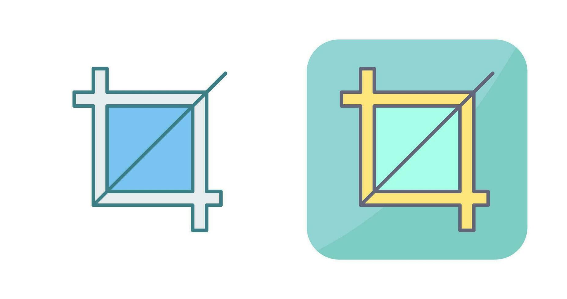 Unique Crop Vector Icon