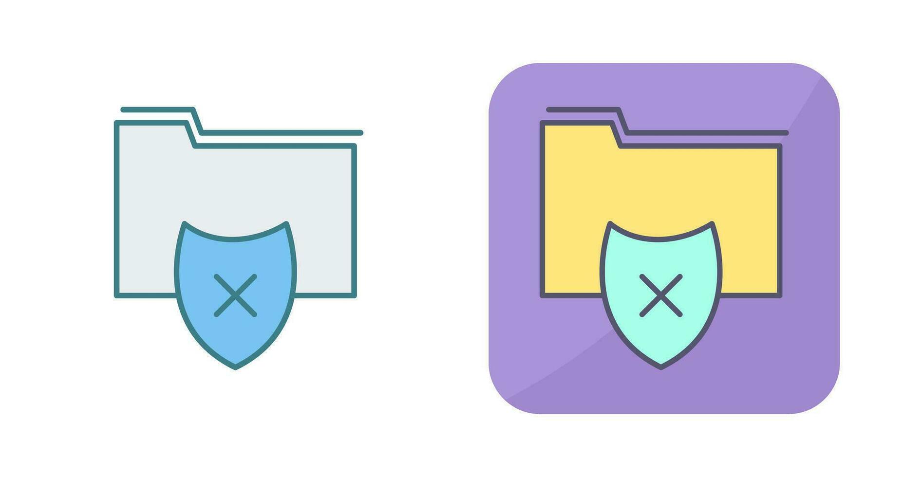 Vulnerable Folder Vector Icon