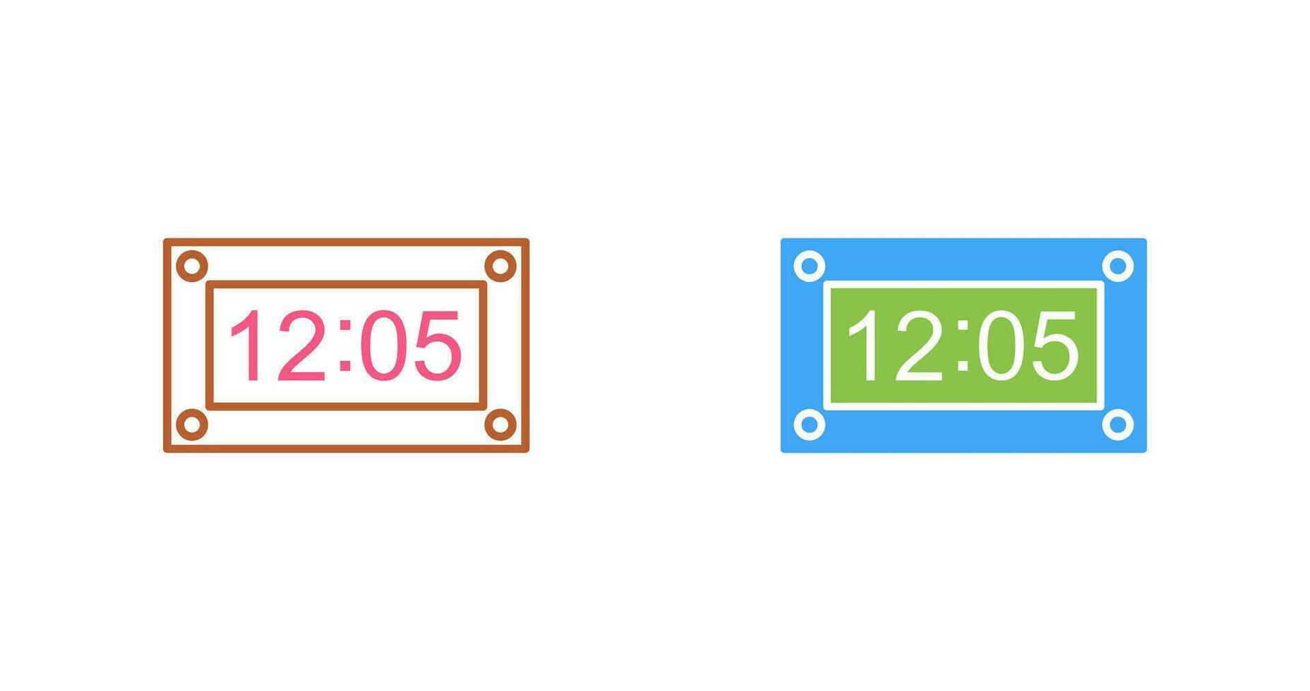 Unique Timer Vector Icon