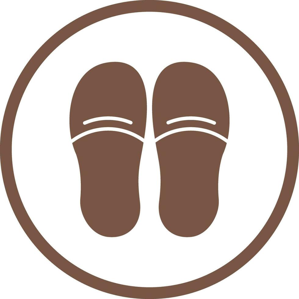 Slippers Vector Icon