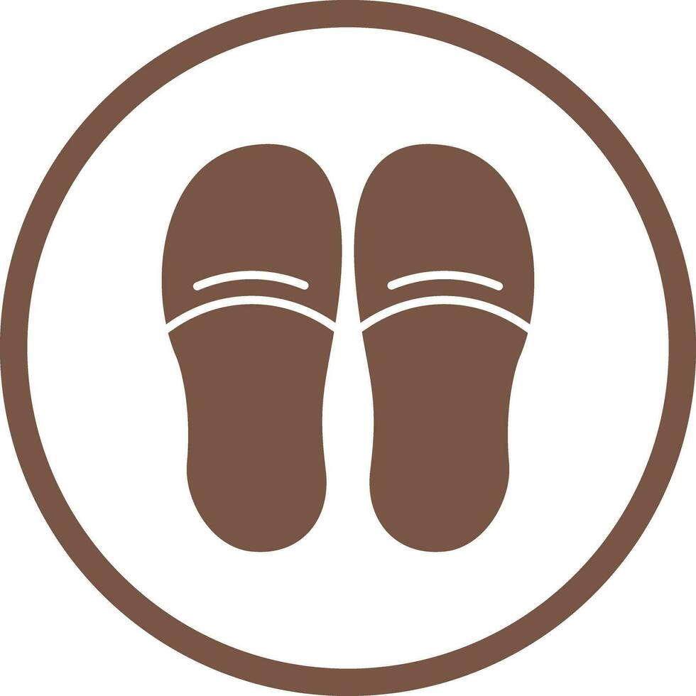 Slippers Vector Icon