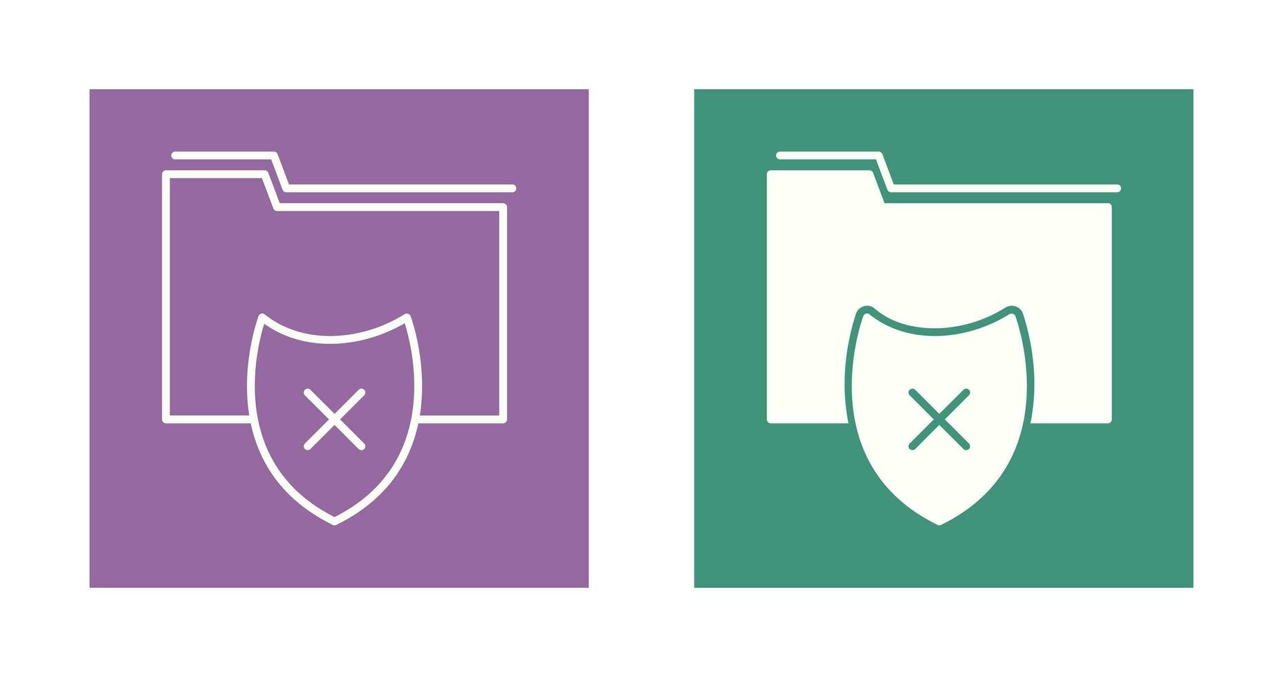 Vulnerable Folder Vector Icon