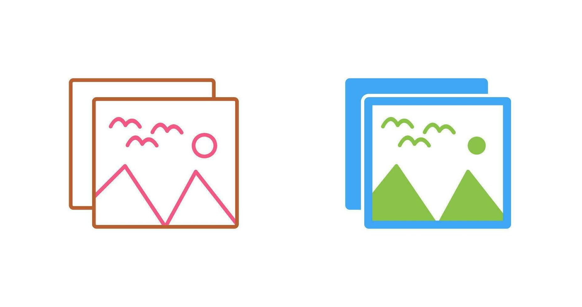 Pictures Vector Icon