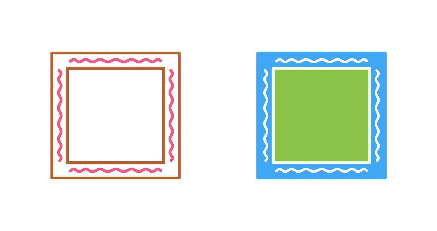Unique Frame Vector Icon