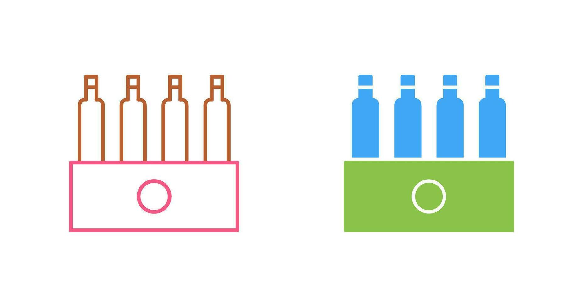 Unique Pack of Beers Vector Icon