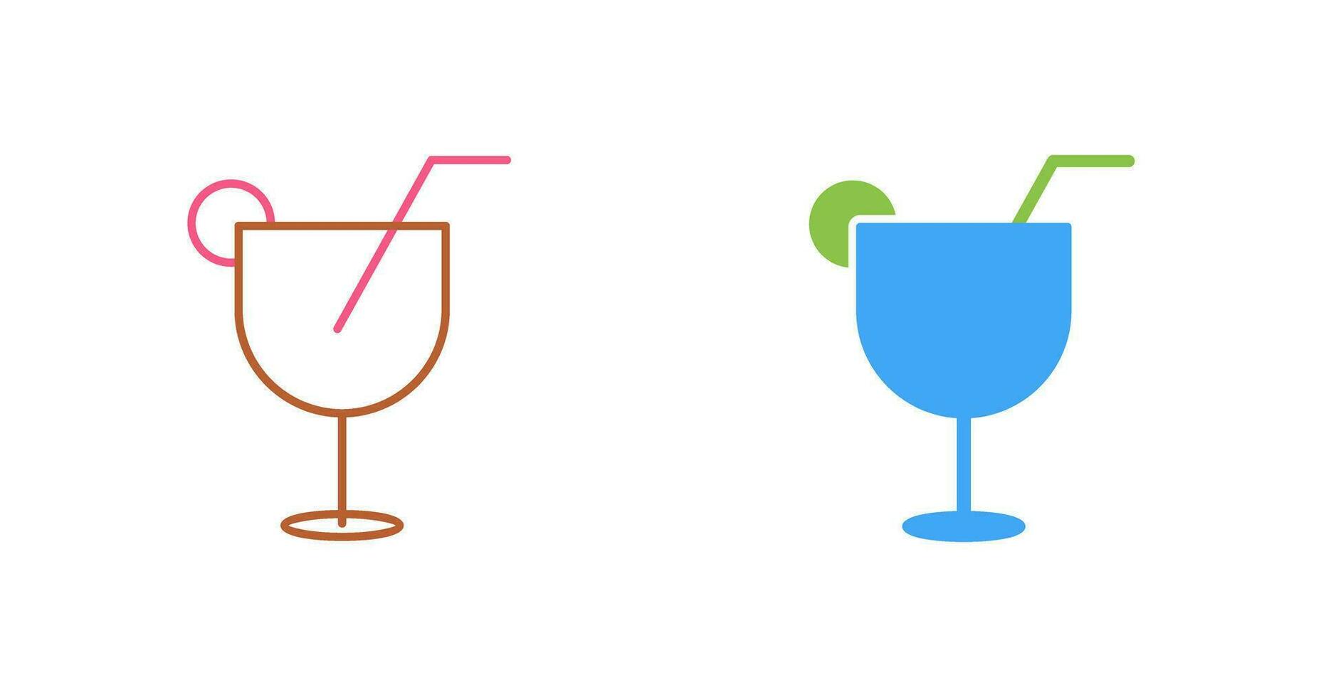 Unique Drinks Vector Icon