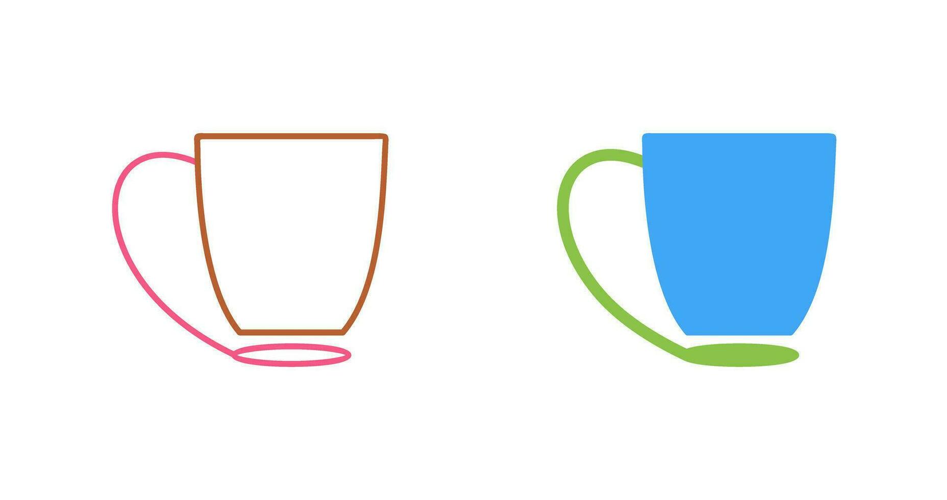 icono de vector de taza de café