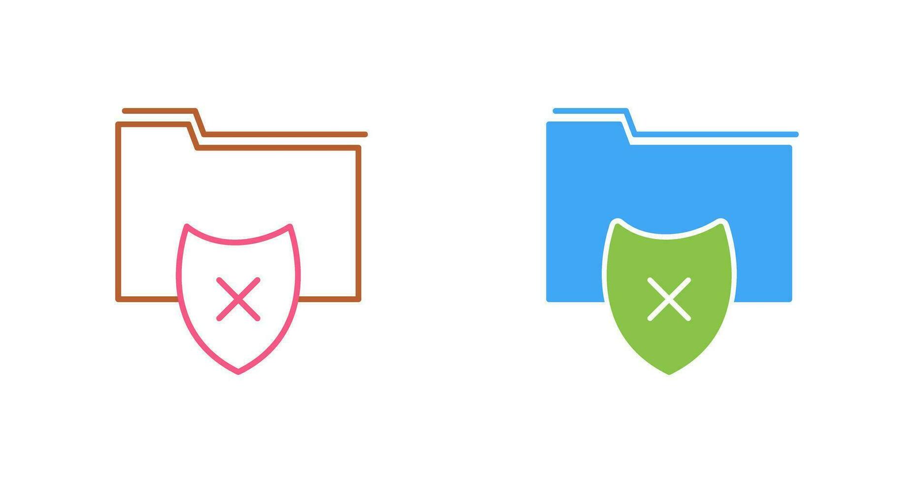 Vulnerable Folder Vector Icon