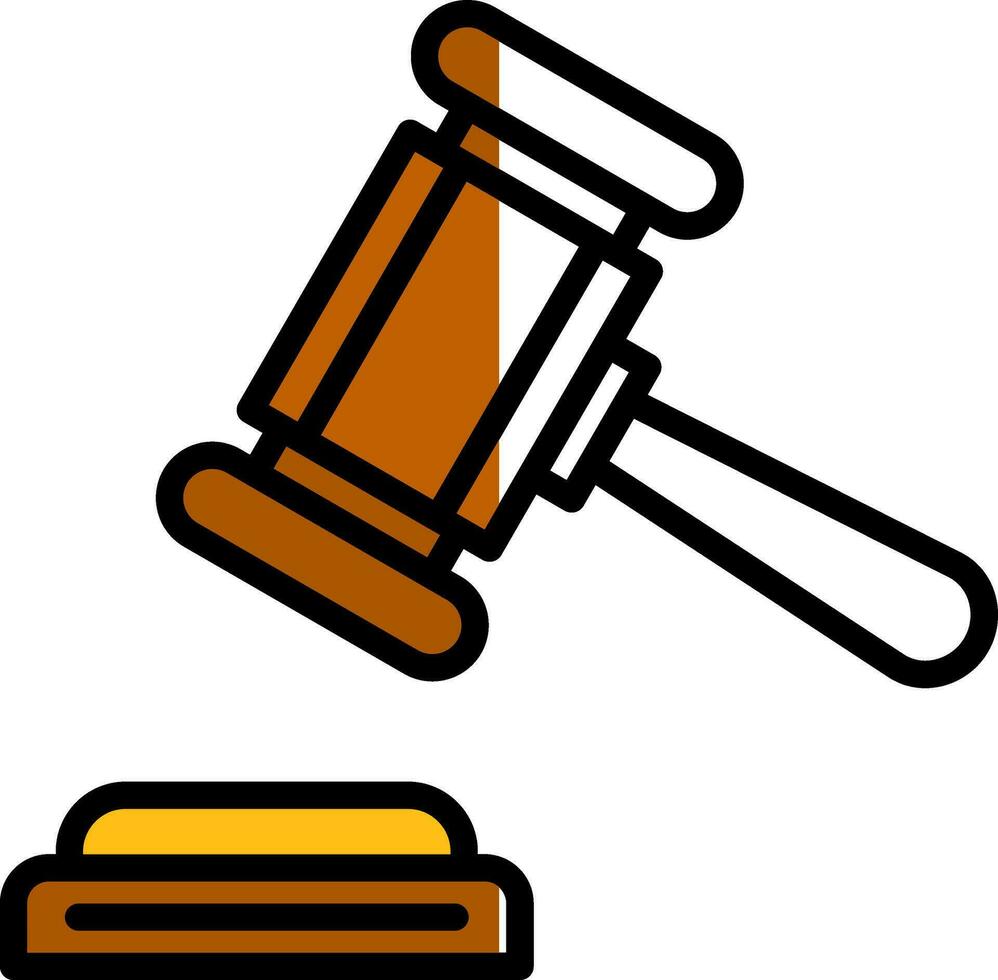 Gavel Vector Icon Design