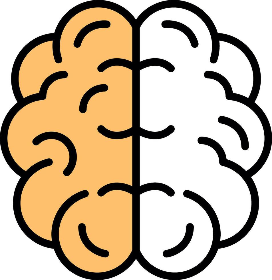 Brain Vector Icon Design