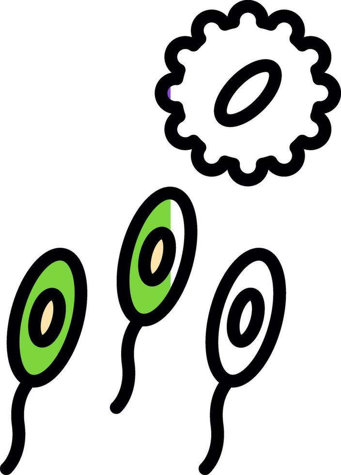 Sperm Vector Icon Design