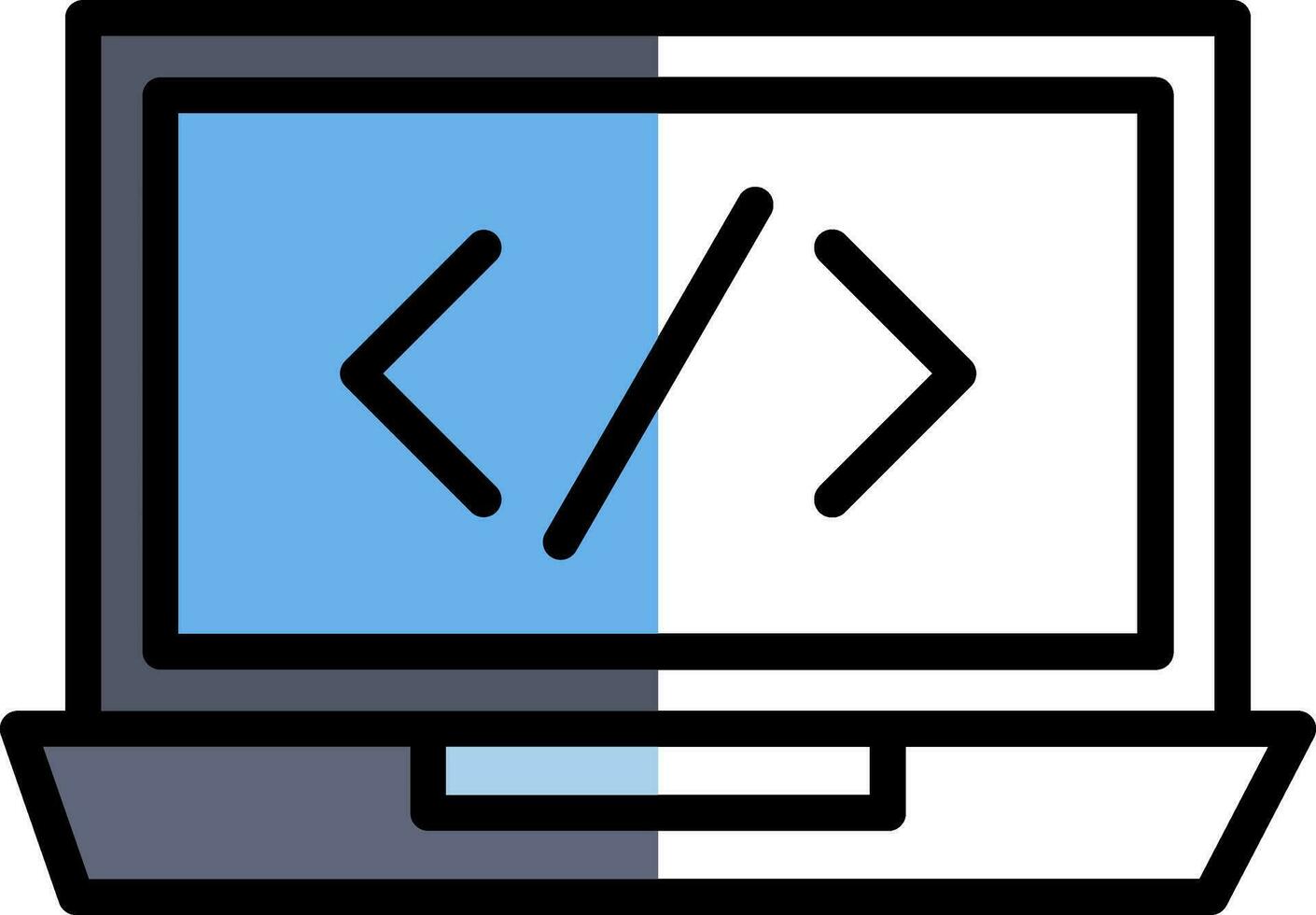 codificación vector icono diseño