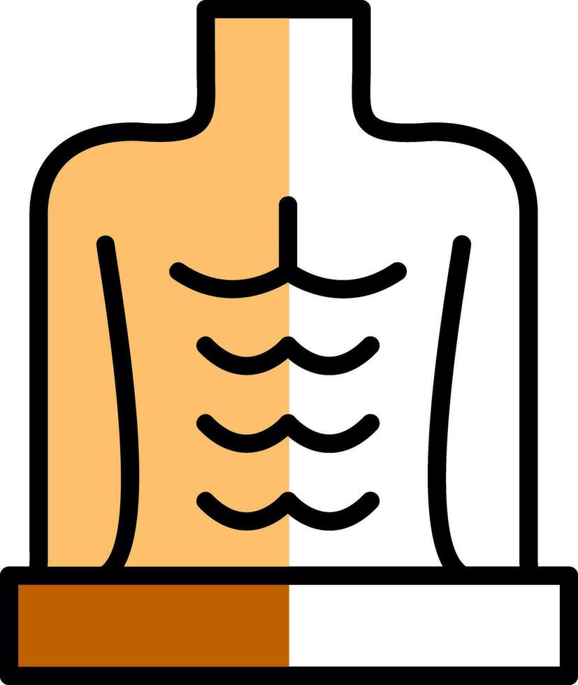 Abdominals Vector Icon Design