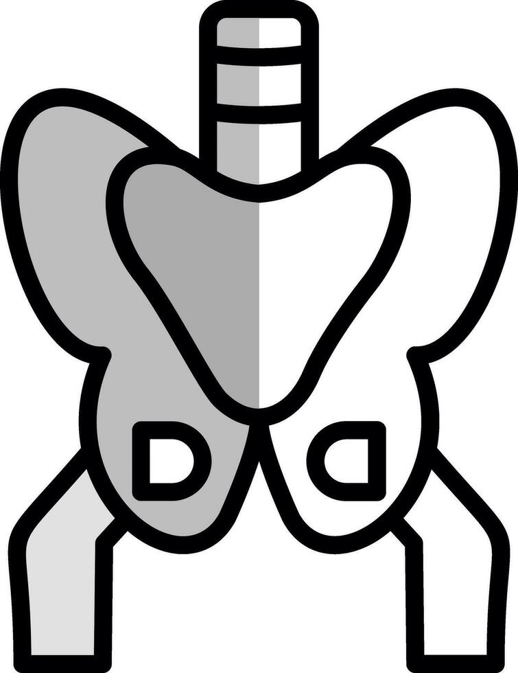 pelvis vector icono diseño