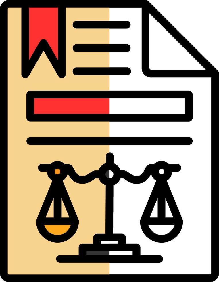 Legal document Vector Icon Design