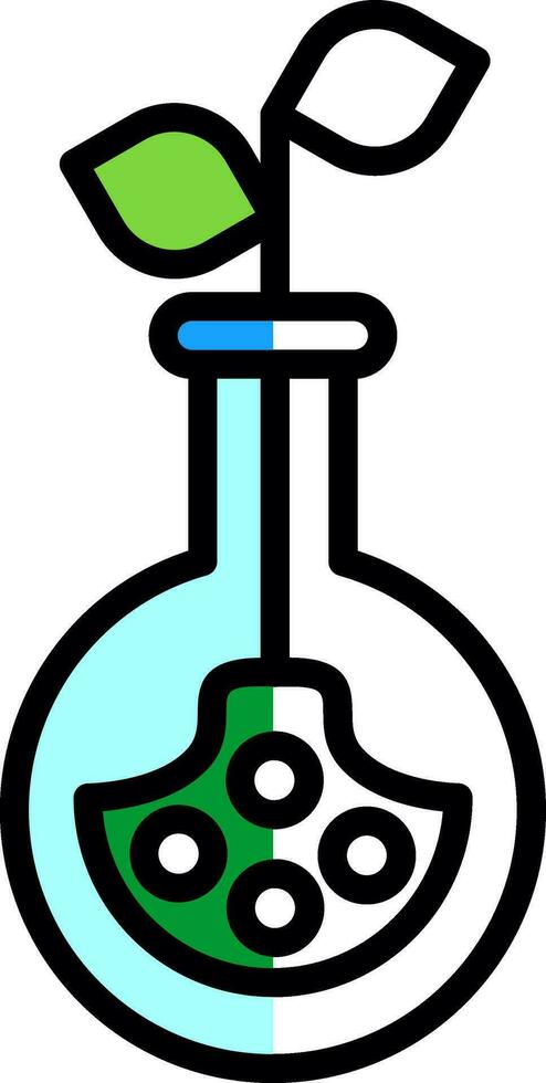 biotecnología vector icono diseño